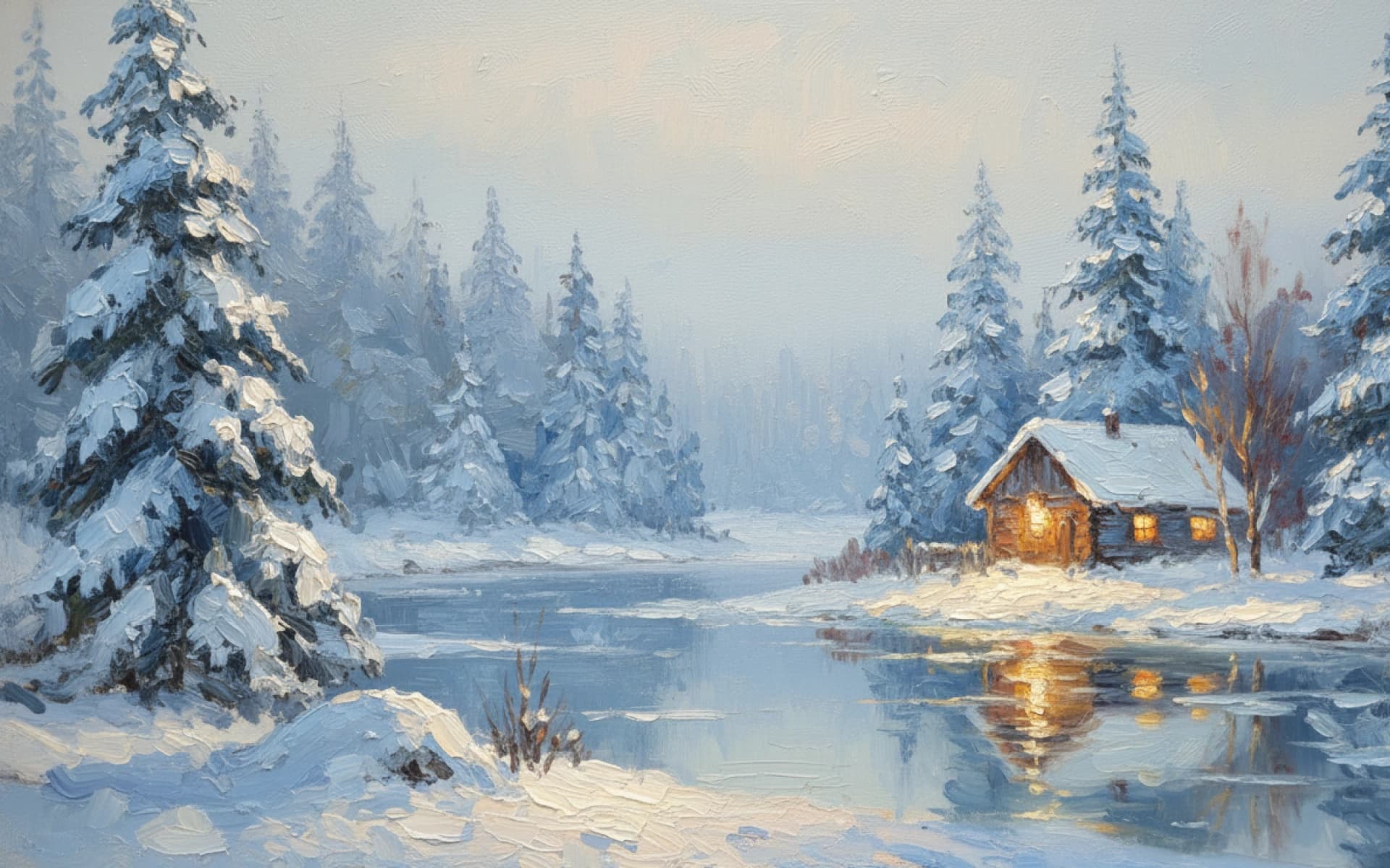 Snowy Pine Lakehouse